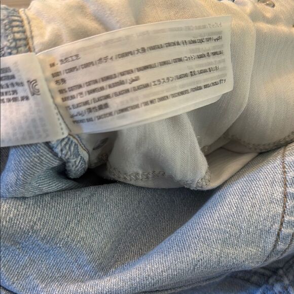 Abercrombie & Fitch 90s Relaxed Cuffed High Rise Shorts Womens waist 36 size 22 - Picture 12 of 12